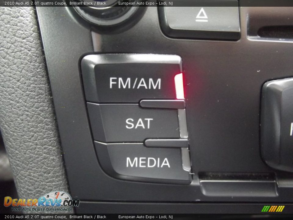 2010 Audi A5 2.0T quattro Coupe Brilliant Black / Black Photo #19