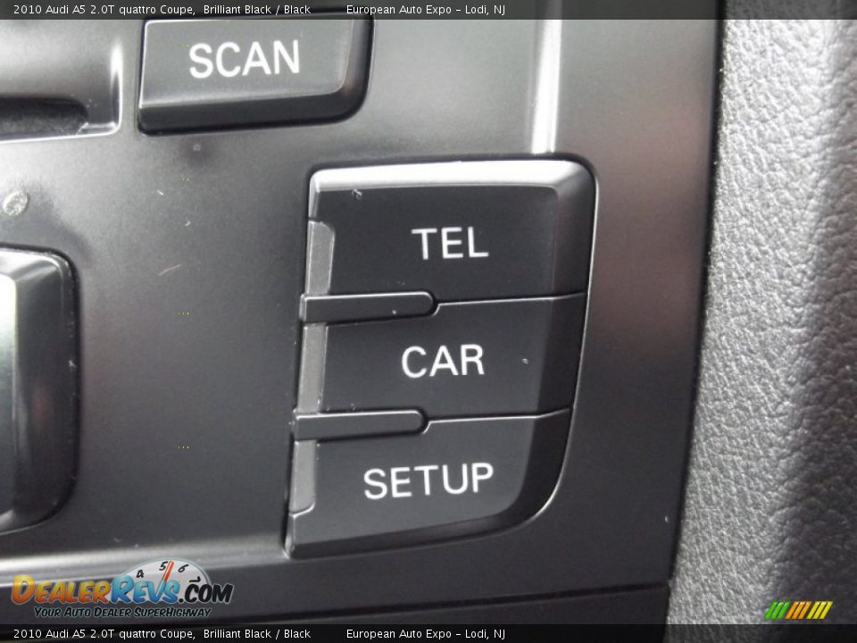 2010 Audi A5 2.0T quattro Coupe Brilliant Black / Black Photo #20