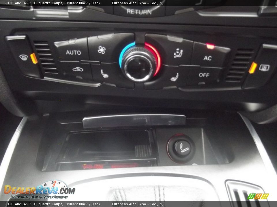 2010 Audi A5 2.0T quattro Coupe Brilliant Black / Black Photo #22