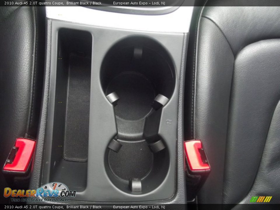 2010 Audi A5 2.0T quattro Coupe Brilliant Black / Black Photo #24