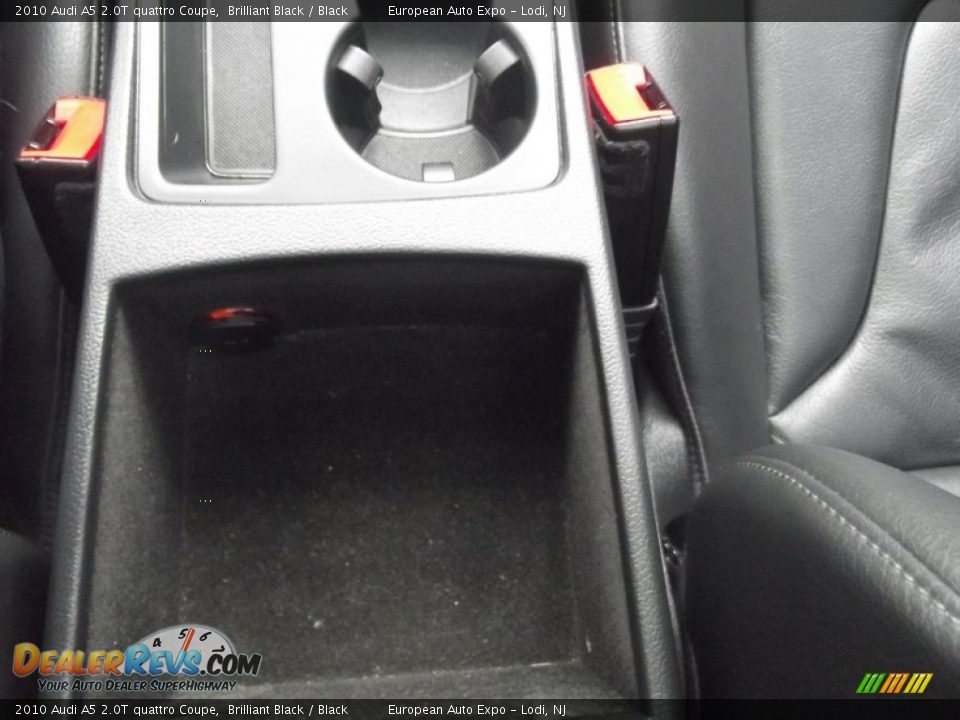 2010 Audi A5 2.0T quattro Coupe Brilliant Black / Black Photo #25