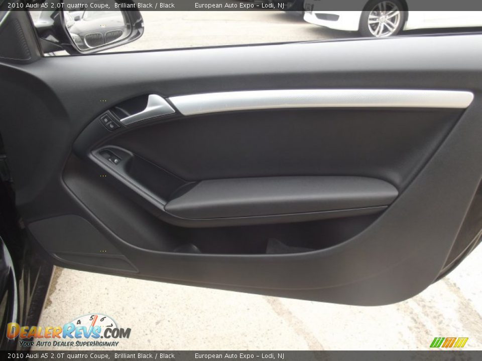 2010 Audi A5 2.0T quattro Coupe Brilliant Black / Black Photo #28