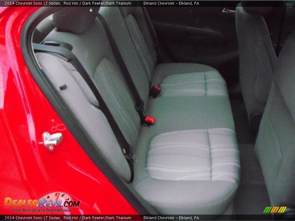 2014 Chevrolet Sonic LT Sedan Red Hot / Dark Pewter/Dark Titanium Photo #18