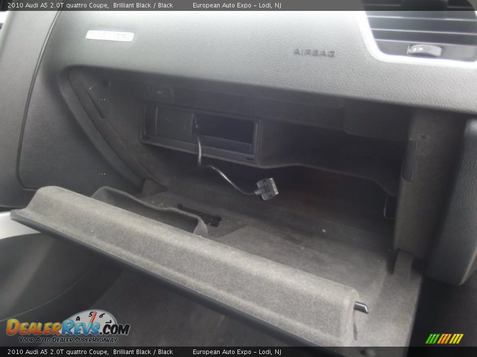 2010 Audi A5 2.0T quattro Coupe Brilliant Black / Black Photo #31