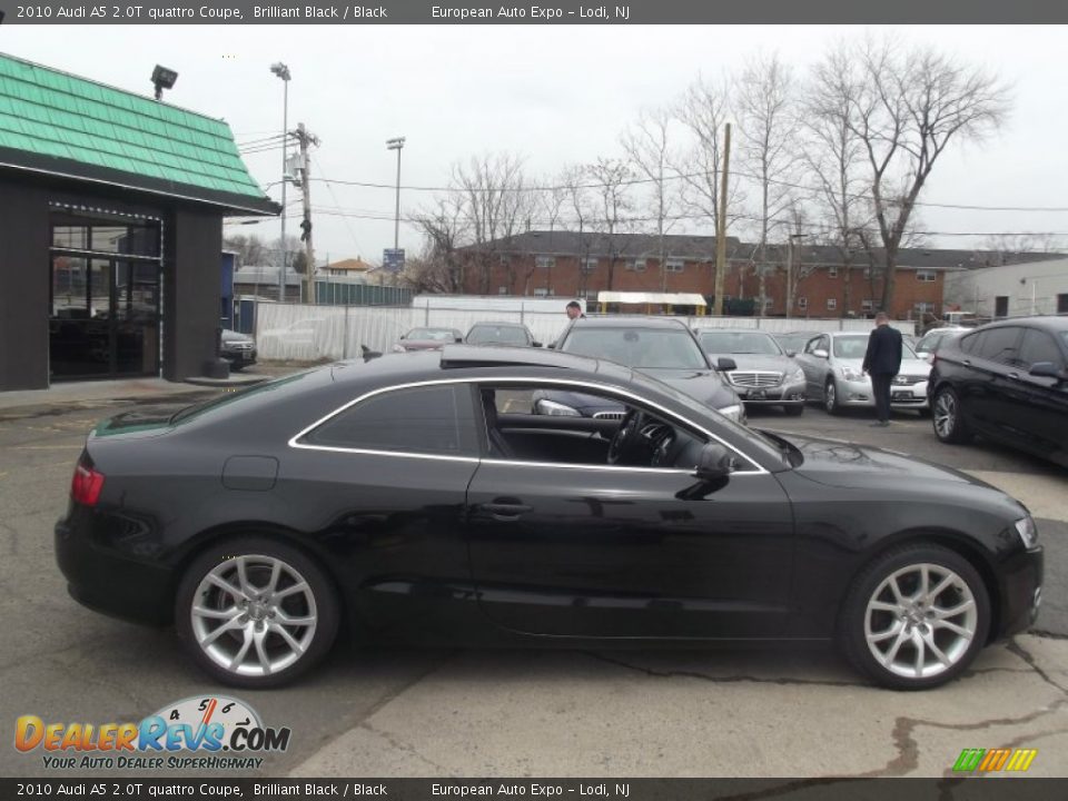 2010 Audi A5 2.0T quattro Coupe Brilliant Black / Black Photo #32