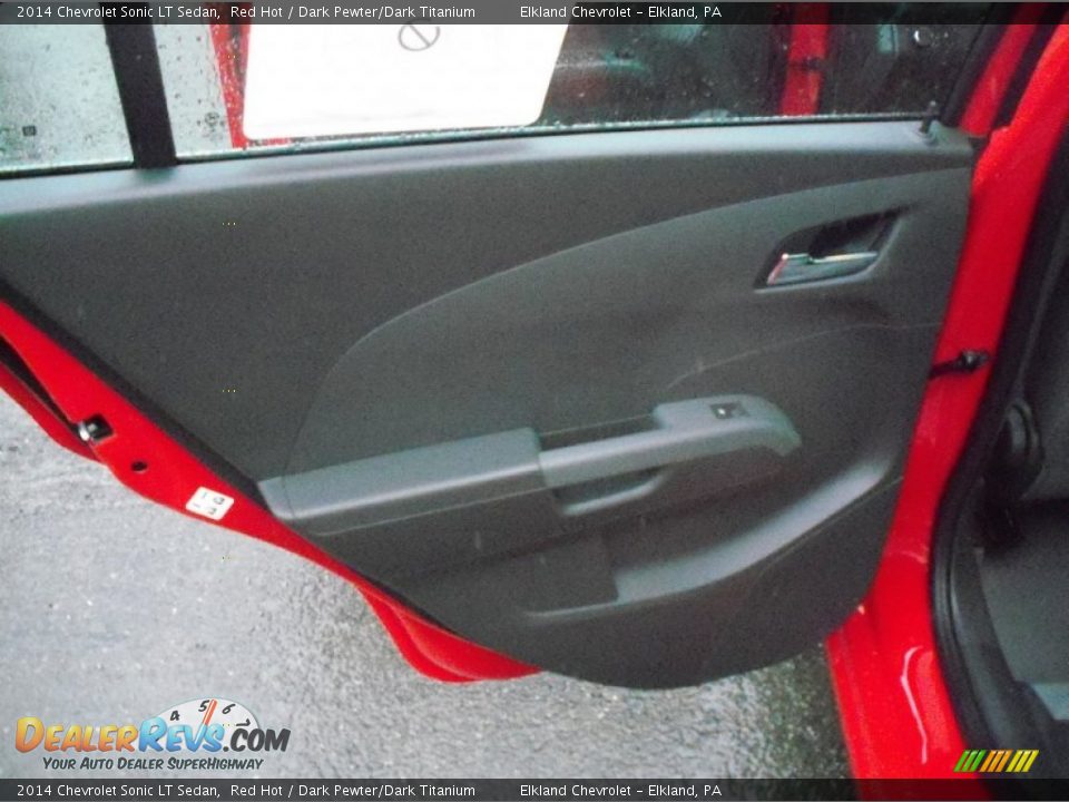 2014 Chevrolet Sonic LT Sedan Red Hot / Dark Pewter/Dark Titanium Photo #21