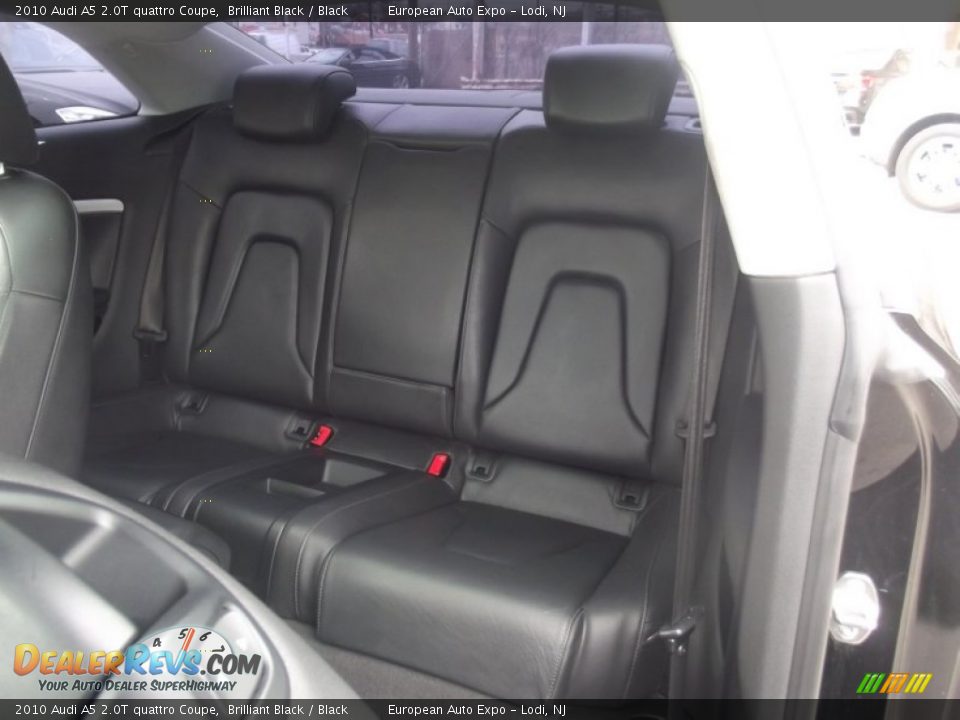 2010 Audi A5 2.0T quattro Coupe Brilliant Black / Black Photo #34