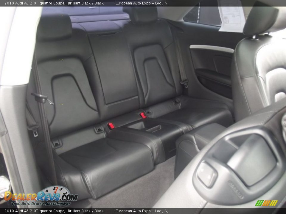 2010 Audi A5 2.0T quattro Coupe Brilliant Black / Black Photo #35