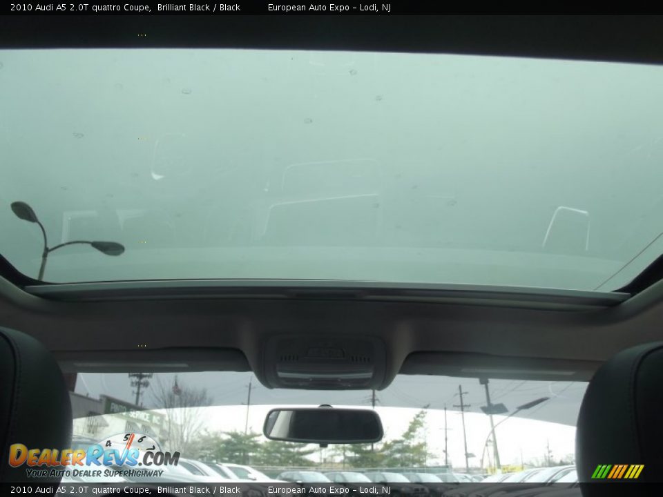 2010 Audi A5 2.0T quattro Coupe Brilliant Black / Black Photo #36