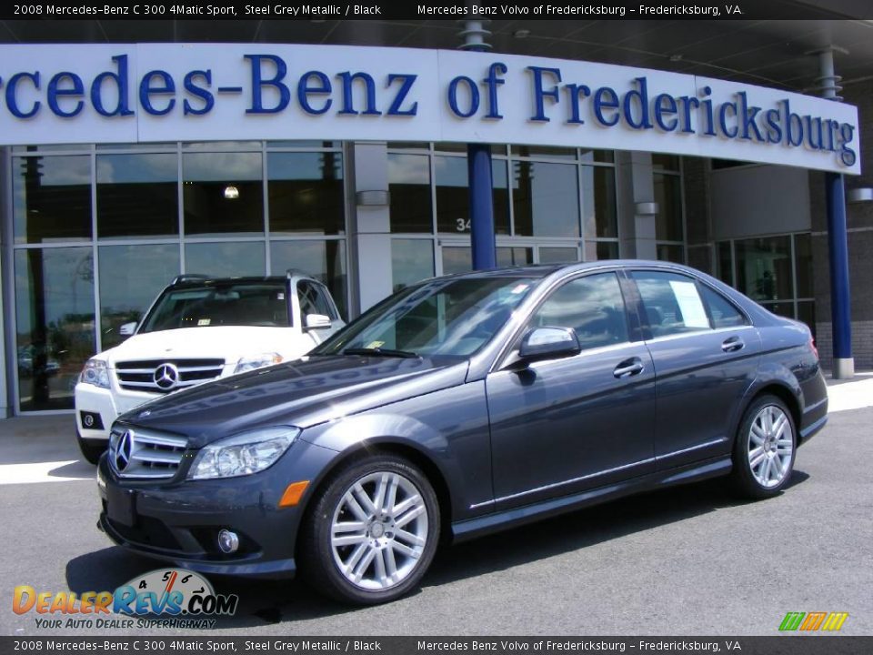 2008 Mercedes-Benz C 300 4Matic Sport Steel Grey Metallic / Black Photo #1