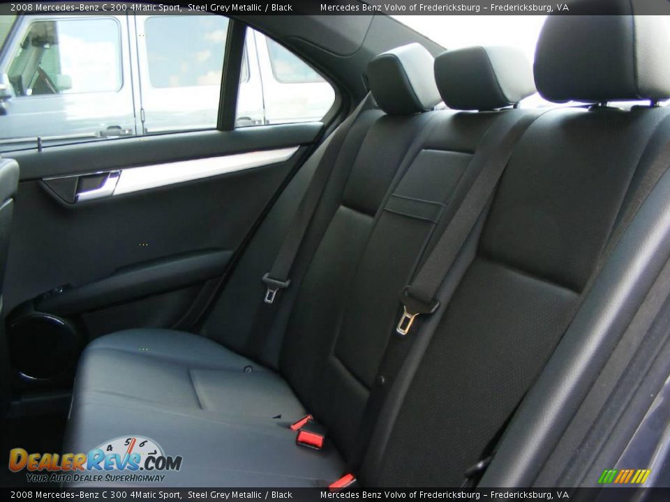 2008 Mercedes-Benz C 300 4Matic Sport Steel Grey Metallic / Black Photo #7