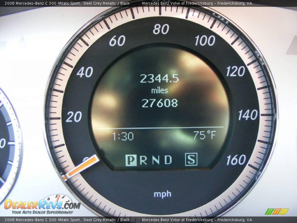 2008 Mercedes-Benz C 300 4Matic Sport Steel Grey Metallic / Black Photo #9