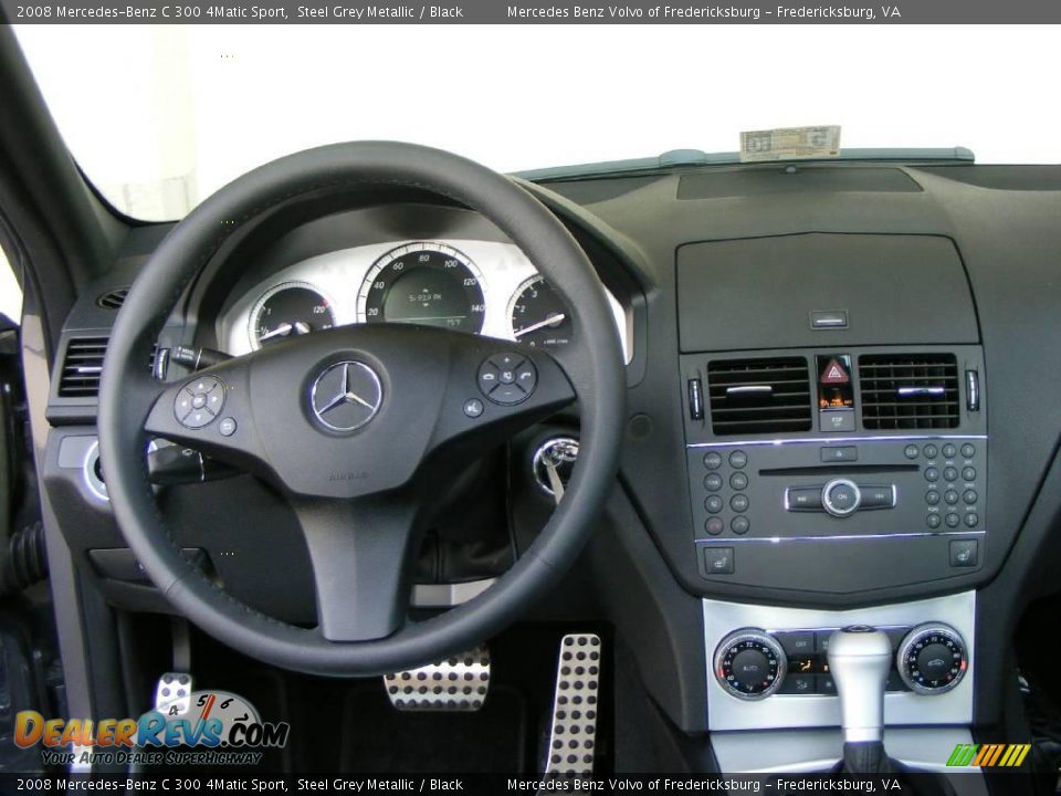 2008 Mercedes-Benz C 300 4Matic Sport Steel Grey Metallic / Black Photo #11