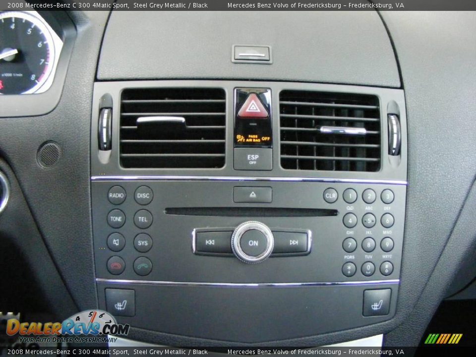 2008 Mercedes-Benz C 300 4Matic Sport Steel Grey Metallic / Black Photo #12