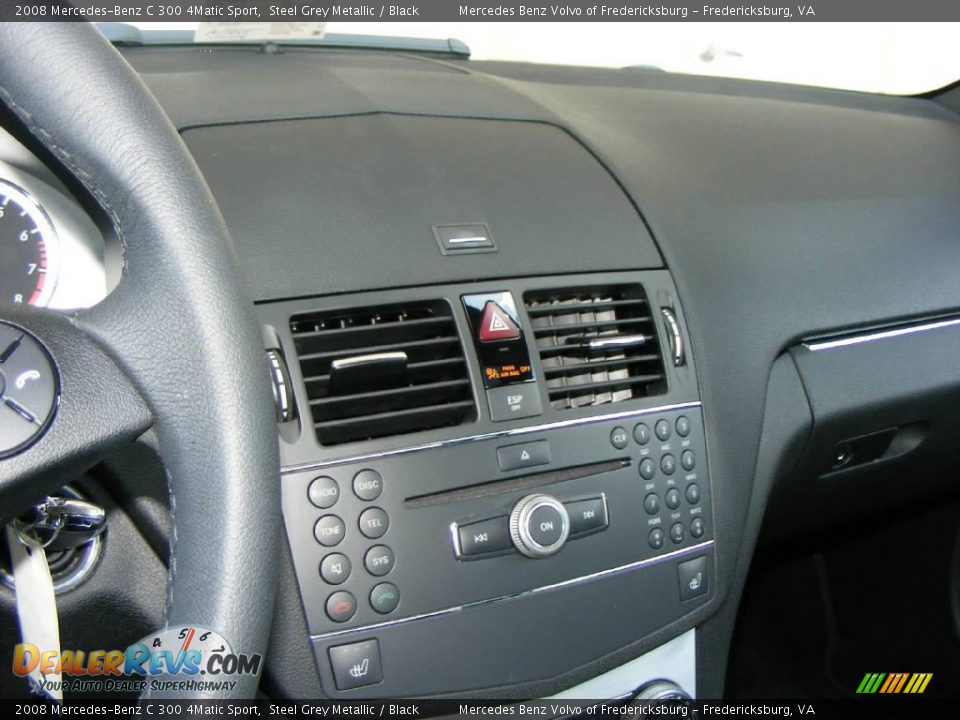 2008 Mercedes-Benz C 300 4Matic Sport Steel Grey Metallic / Black Photo #13