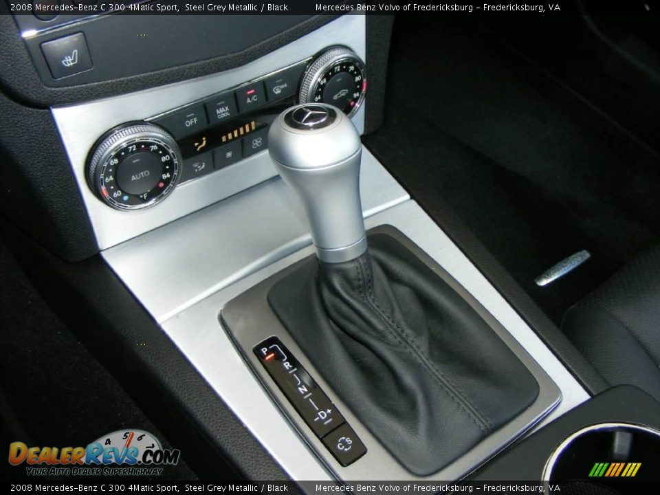 2008 Mercedes-Benz C 300 4Matic Sport Steel Grey Metallic / Black Photo #14