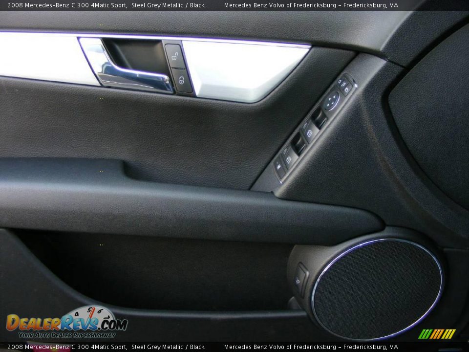 2008 Mercedes-Benz C 300 4Matic Sport Steel Grey Metallic / Black Photo #17