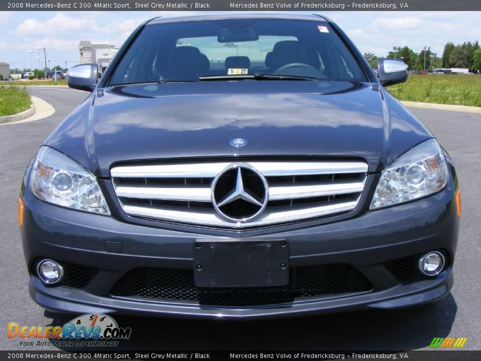 2008 Mercedes-Benz C 300 4Matic Sport Steel Grey Metallic / Black Photo #18