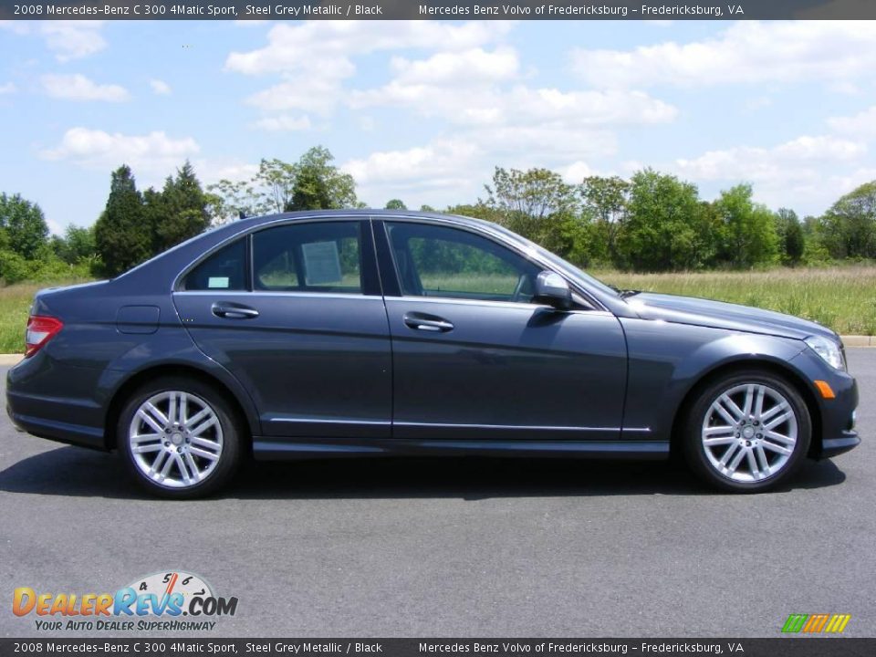 2008 Mercedes-Benz C 300 4Matic Sport Steel Grey Metallic / Black Photo #19