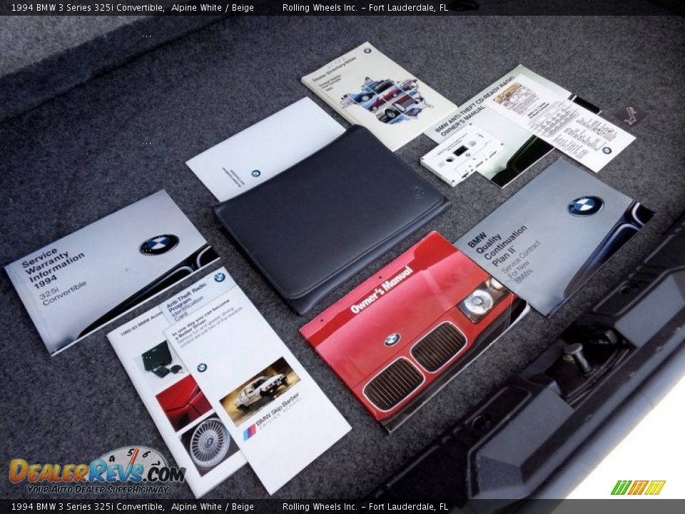 Books/Manuals of 1994 BMW 3 Series 325i Convertible Photo #23