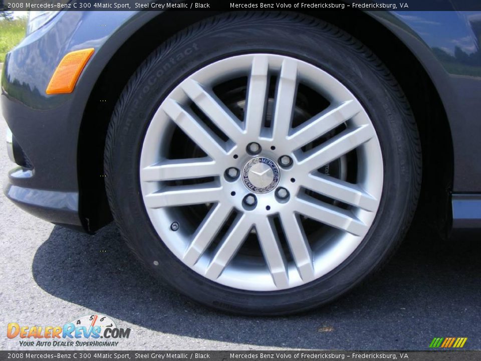 2008 Mercedes-Benz C 300 4Matic Sport Steel Grey Metallic / Black Photo #22
