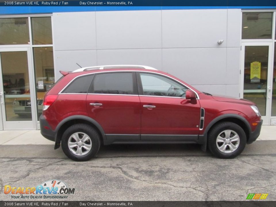 2008 Saturn VUE XE Ruby Red / Tan Photo #2