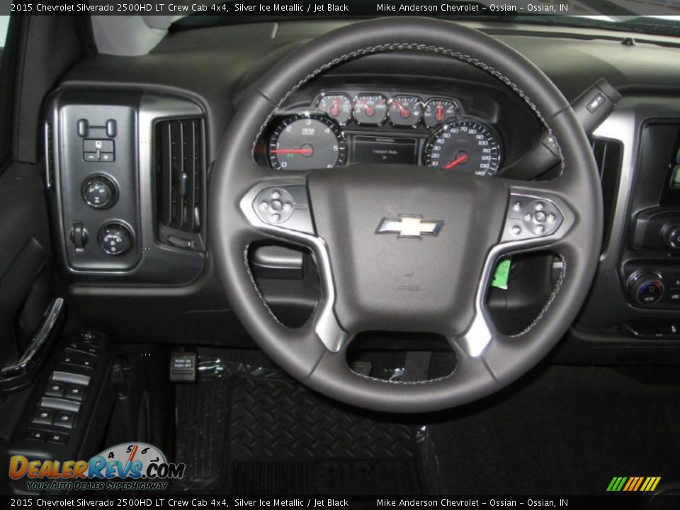 2015 Chevrolet Silverado 2500HD LT Crew Cab 4x4 Steering Wheel Photo #4