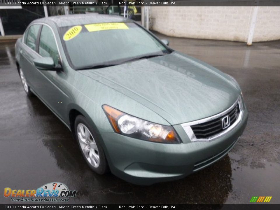 2010 Honda Accord EX Sedan Mystic Green Metallic / Black Photo #2