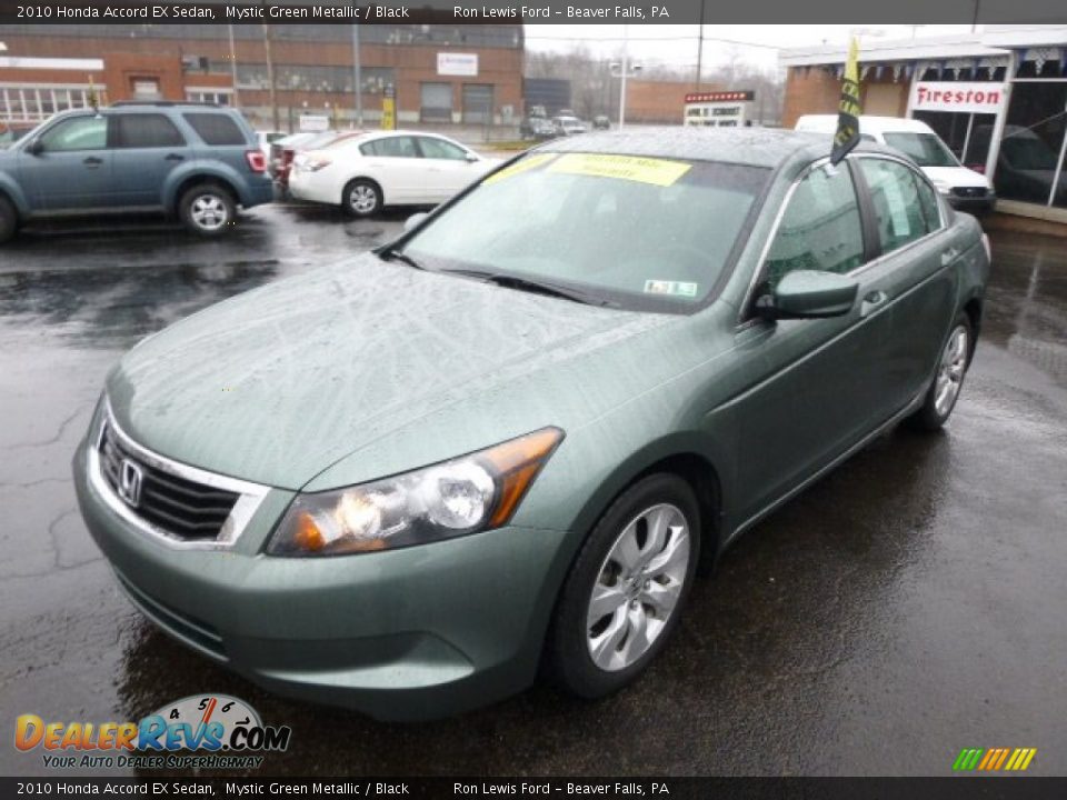 2010 Honda Accord EX Sedan Mystic Green Metallic / Black Photo #4
