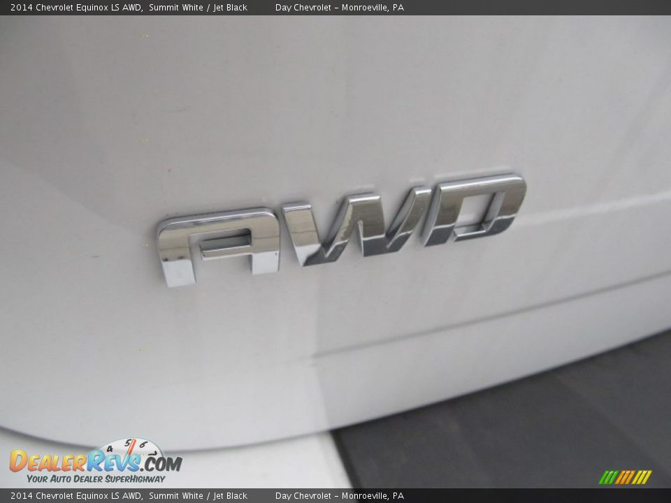 2014 Chevrolet Equinox LS AWD Summit White / Jet Black Photo #7