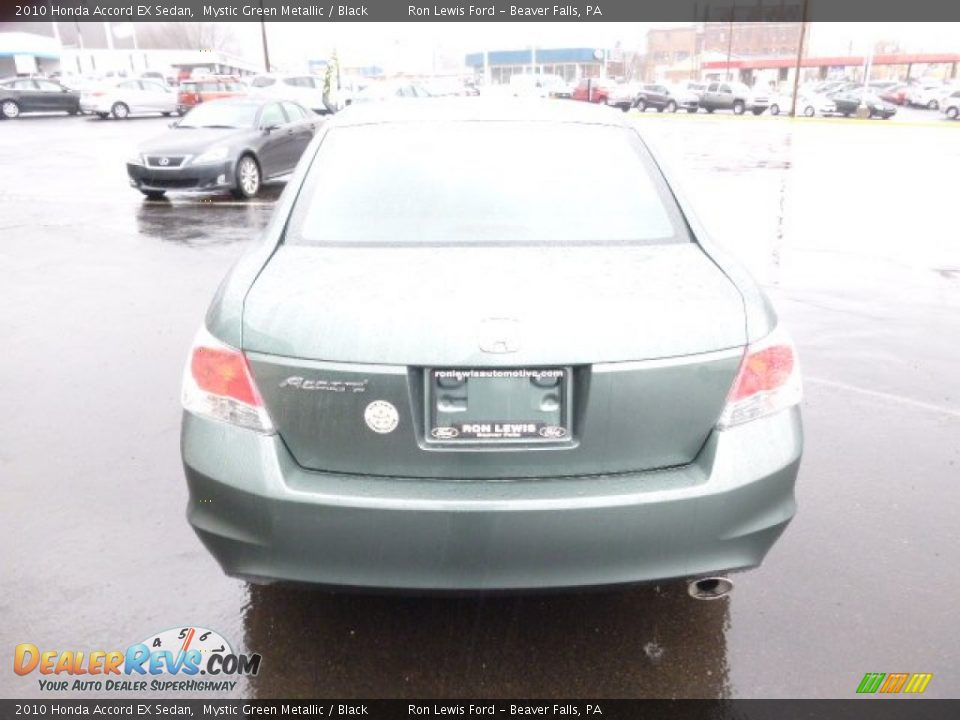 2010 Honda Accord EX Sedan Mystic Green Metallic / Black Photo #7
