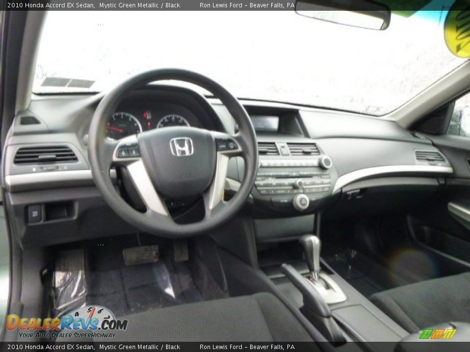 2010 Honda Accord EX Sedan Mystic Green Metallic / Black Photo #14