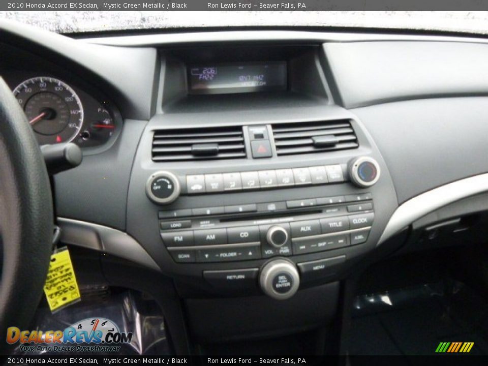2010 Honda Accord EX Sedan Mystic Green Metallic / Black Photo #16