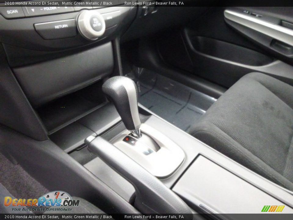 2010 Honda Accord EX Sedan Mystic Green Metallic / Black Photo #17