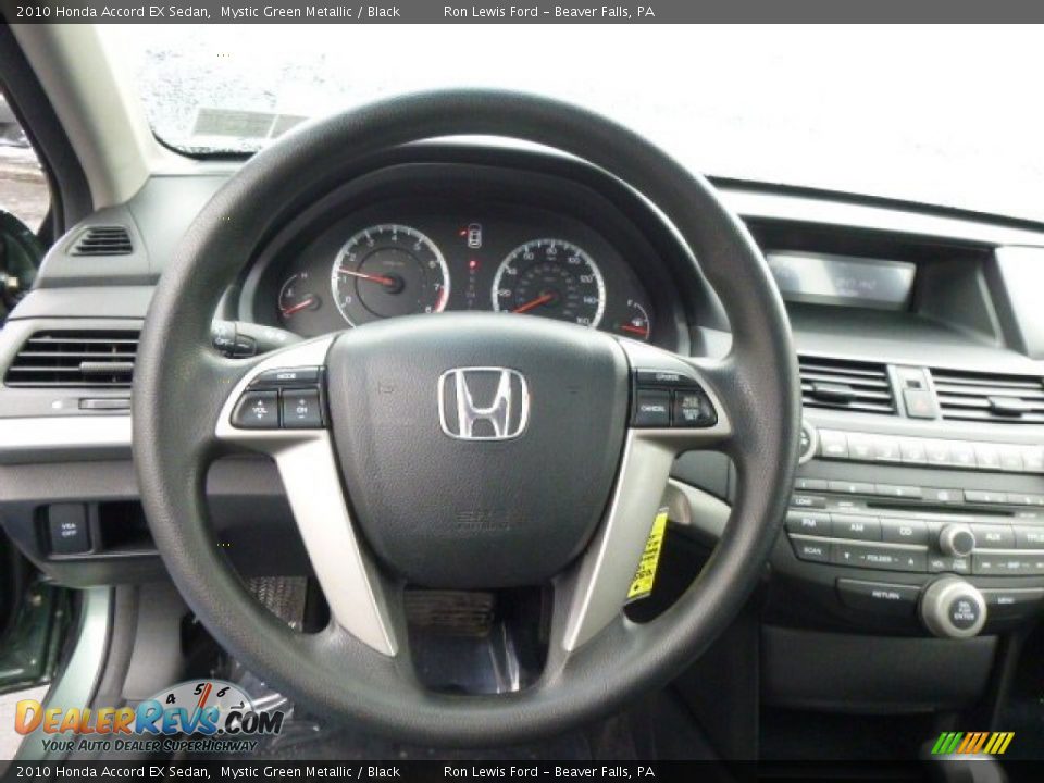 2010 Honda Accord EX Sedan Mystic Green Metallic / Black Photo #18