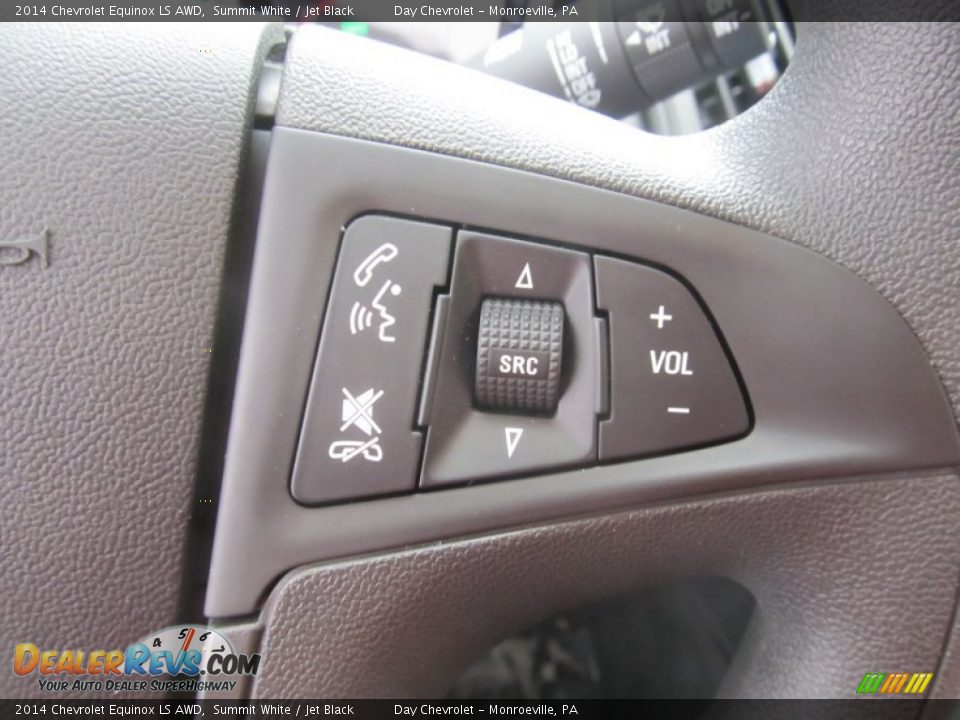 2014 Chevrolet Equinox LS AWD Summit White / Jet Black Photo #18