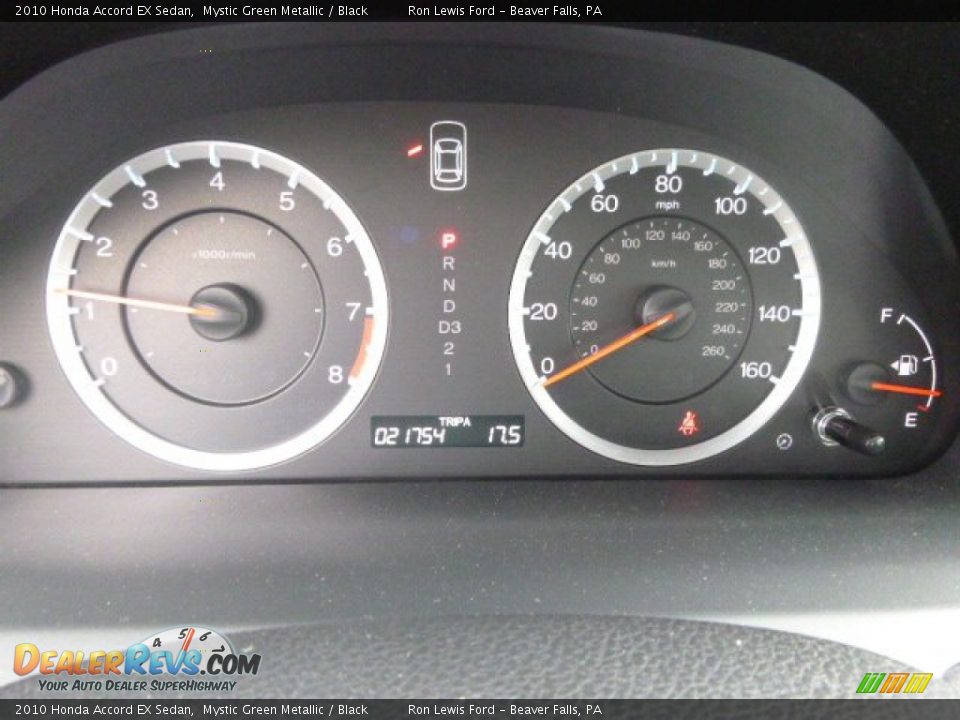 2010 Honda Accord EX Sedan Mystic Green Metallic / Black Photo #19