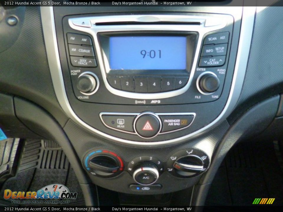 2012 Hyundai Accent GS 5 Door Mocha Bronze / Black Photo #19