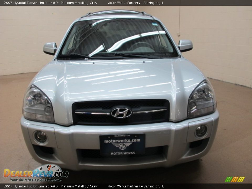 2007 Hyundai Tucson Limited 4WD Platinum Metallic / Gray Photo #2