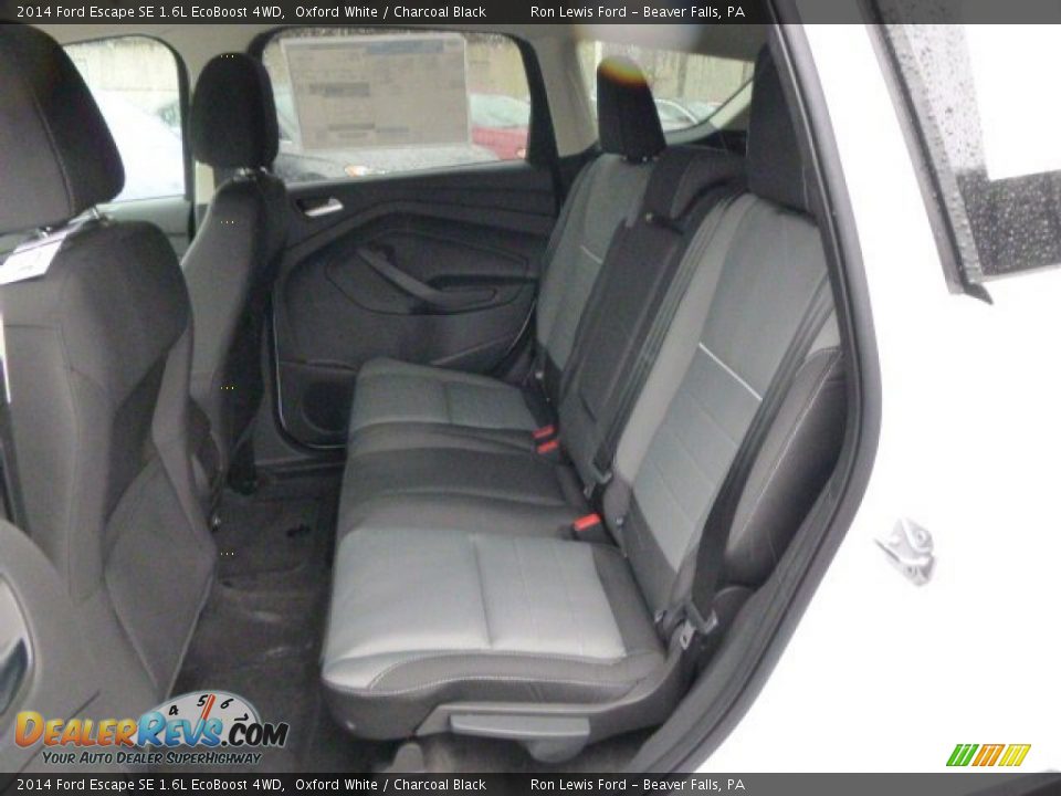 2014 Ford Escape SE 1.6L EcoBoost 4WD Oxford White / Charcoal Black Photo #12
