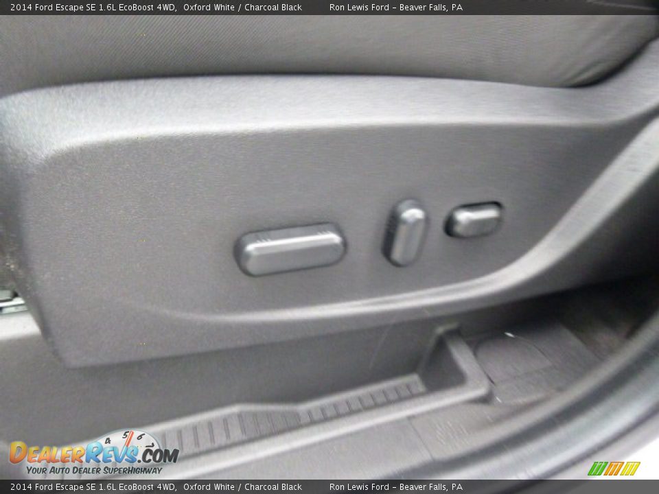 2014 Ford Escape SE 1.6L EcoBoost 4WD Oxford White / Charcoal Black Photo #15