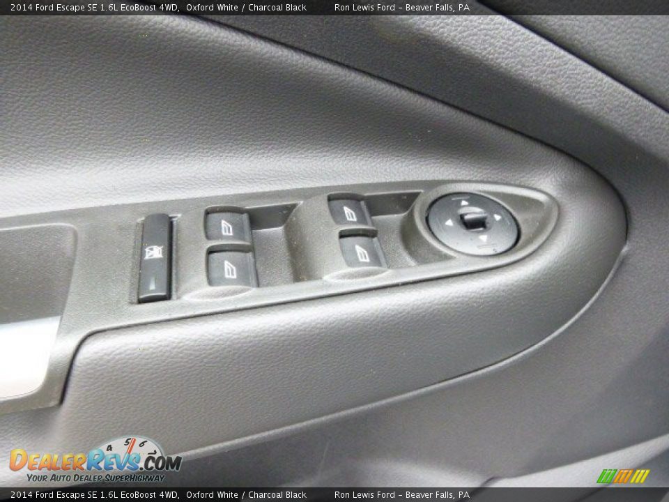 2014 Ford Escape SE 1.6L EcoBoost 4WD Oxford White / Charcoal Black Photo #19