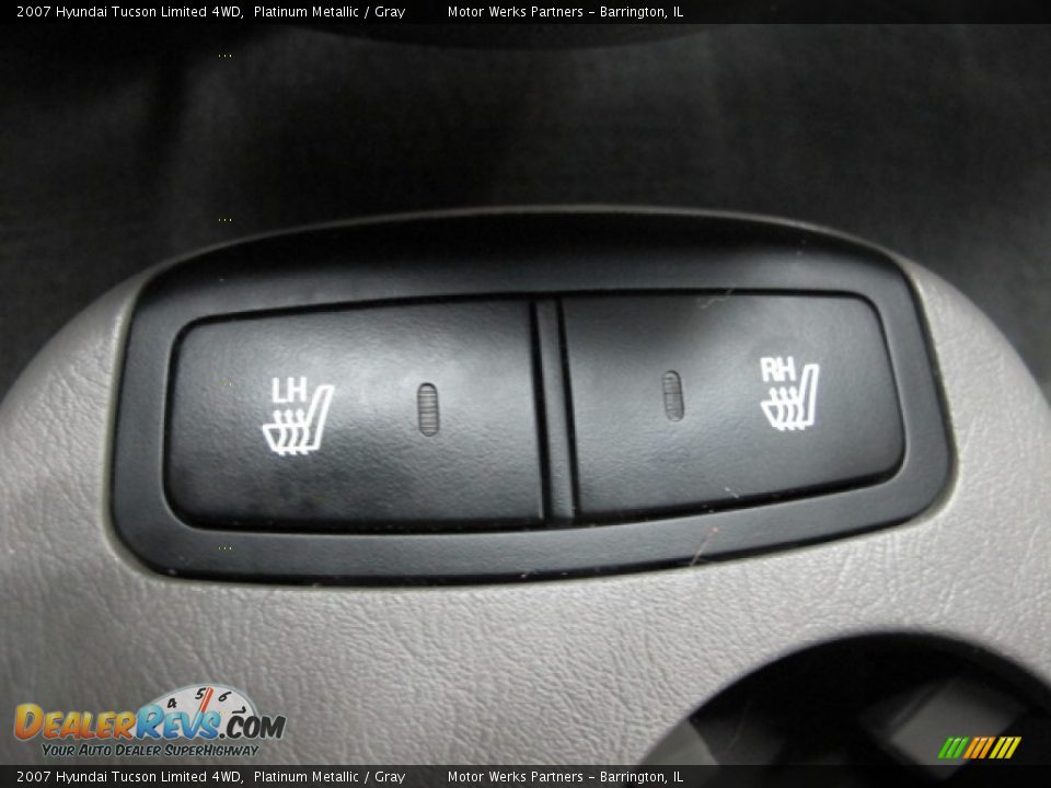 2007 Hyundai Tucson Limited 4WD Platinum Metallic / Gray Photo #33