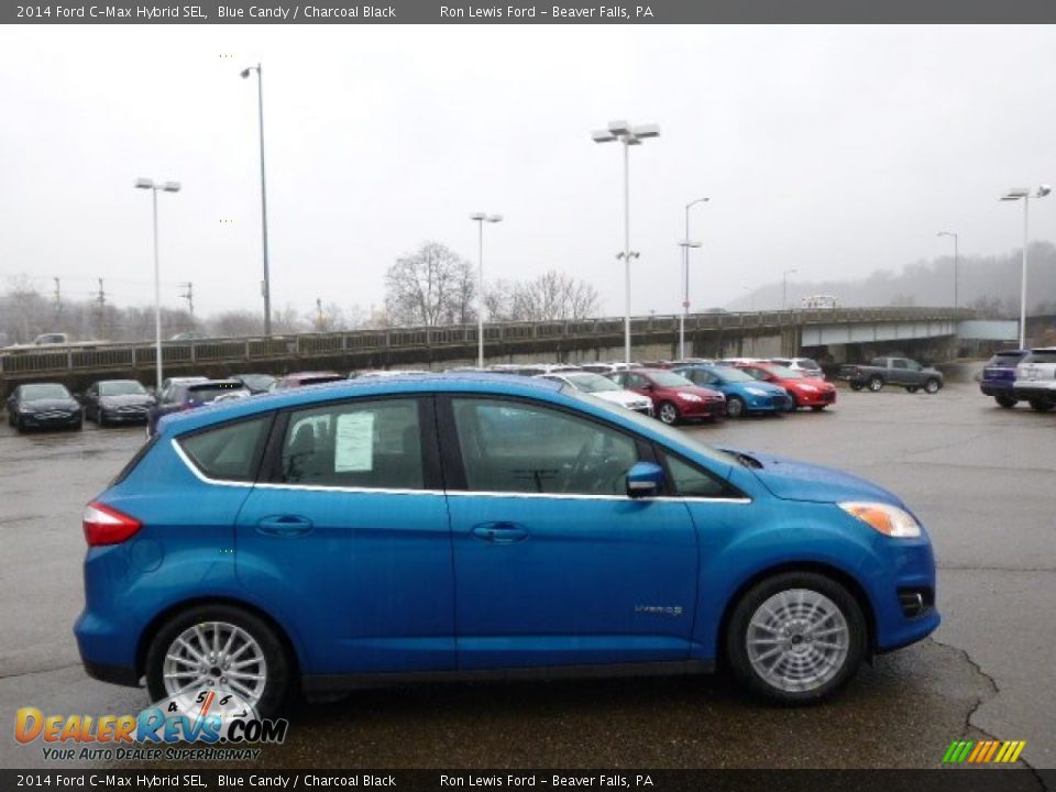 2014 Ford C-Max Hybrid SEL Blue Candy / Charcoal Black Photo #1