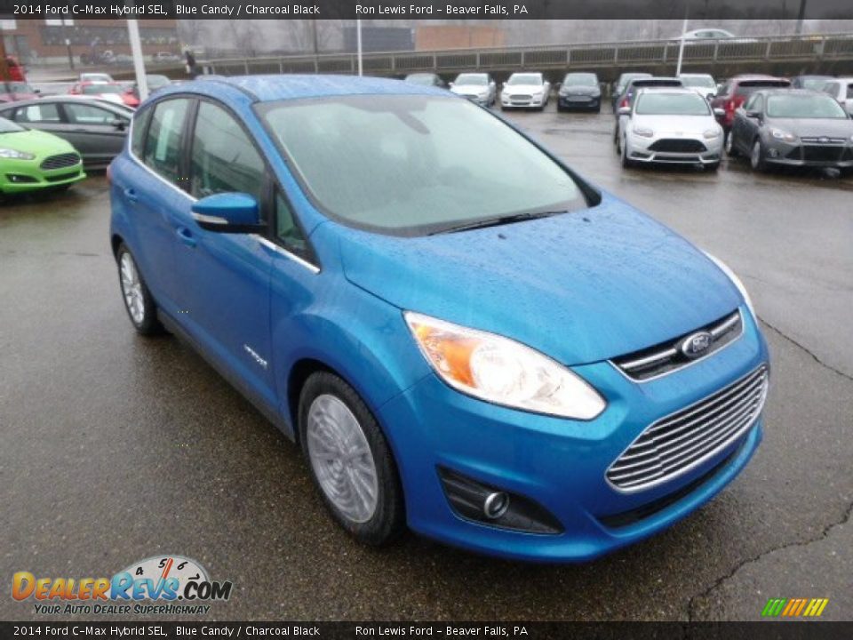 2014 Ford C-Max Hybrid SEL Blue Candy / Charcoal Black Photo #2