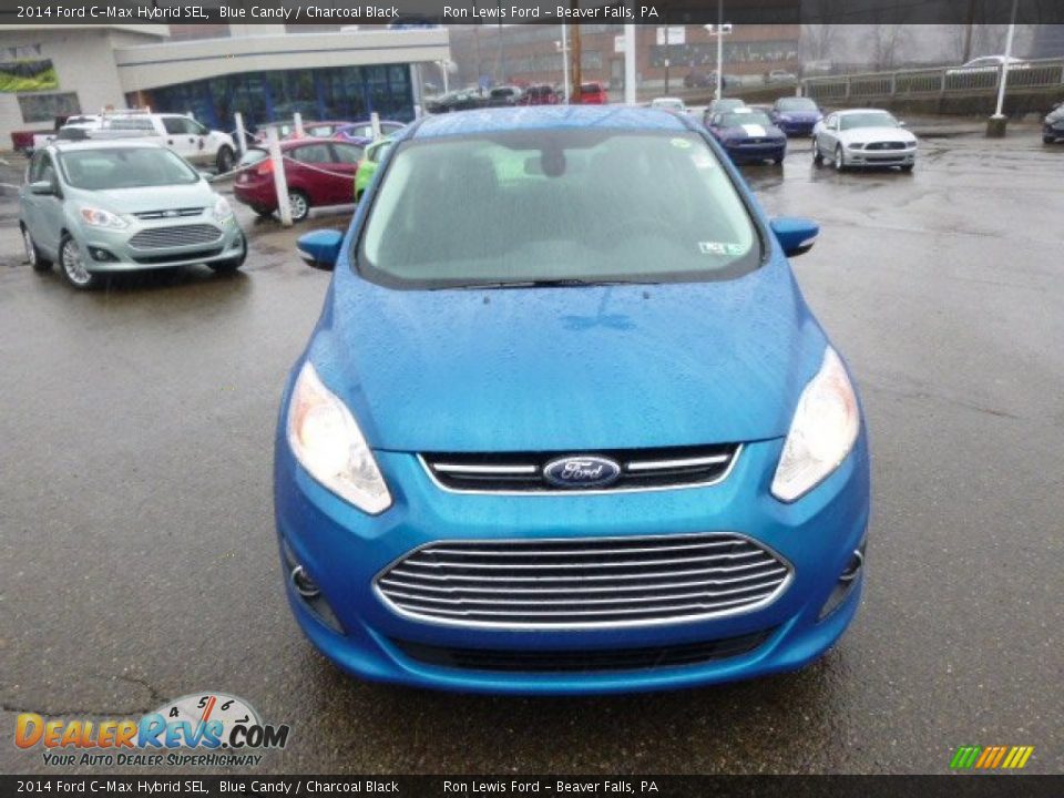 2014 Ford C-Max Hybrid SEL Blue Candy / Charcoal Black Photo #3