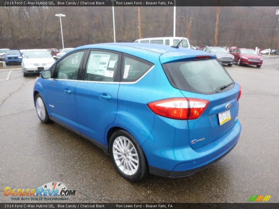 2014 Ford C-Max Hybrid SEL Blue Candy / Charcoal Black Photo #6