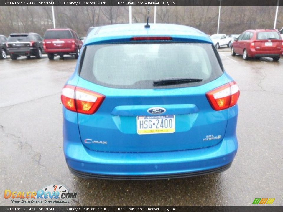 2014 Ford C-Max Hybrid SEL Blue Candy / Charcoal Black Photo #7