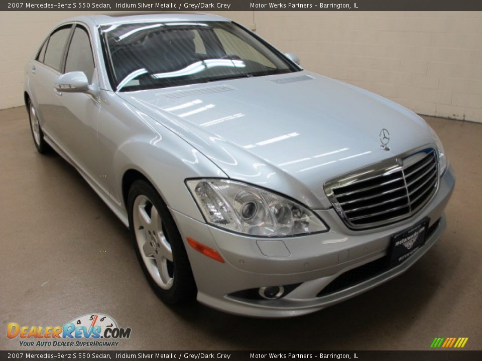 2007 Mercedes-Benz S 550 Sedan Iridium Silver Metallic / Grey/Dark Grey Photo #1