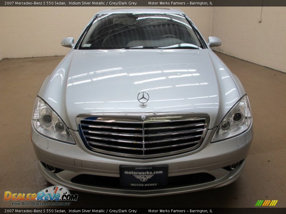 2007 Mercedes-Benz S 550 Sedan Iridium Silver Metallic / Grey/Dark Grey Photo #2